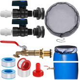 Tujoe kit vista frontal con grifos y malla mostrando todos los componentes