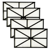 TUOWS pack frontal de 4 cartuchos mostrando compatibilidad Hayward y ahorro