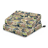 TWLEAR cojin exterior frontal paisley azul zafiro elegante y cómodo
