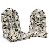 TWLEAR cojín frontal colocado en silla Adirondack mostrando confort