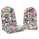 TWLEAR vista frontal pack de 2 cojines Vigour Paisley, aspecto cómodo