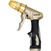 Underhill Prospray Gold vista frontal mostrando diseño metálico y control