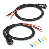 usvehj conector frontal mostrando diseño robusto y montaje rápido