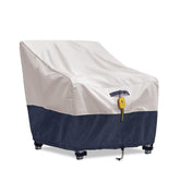 Vailge funda frontal para respaldo alto protegiendo silla exterior
