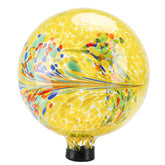 VCUTEKA vista frontal del embalaje con bola amarilla, añade color al jardín