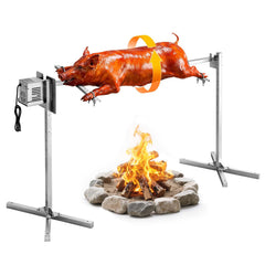 VEVOR vista frontal del asador mostrando su estructura robusta y capacidad