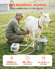 VEVOR cubo de acero inoxidable 12 L que mantiene la leche limpia y segura