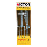 Victor trampa plunger vista frontal con diseño robusto y lista