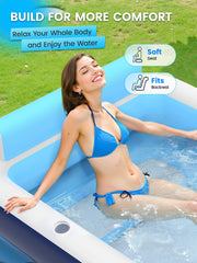 VISTOP asientos y portavasos en uso, comodidad para descansar en el agua