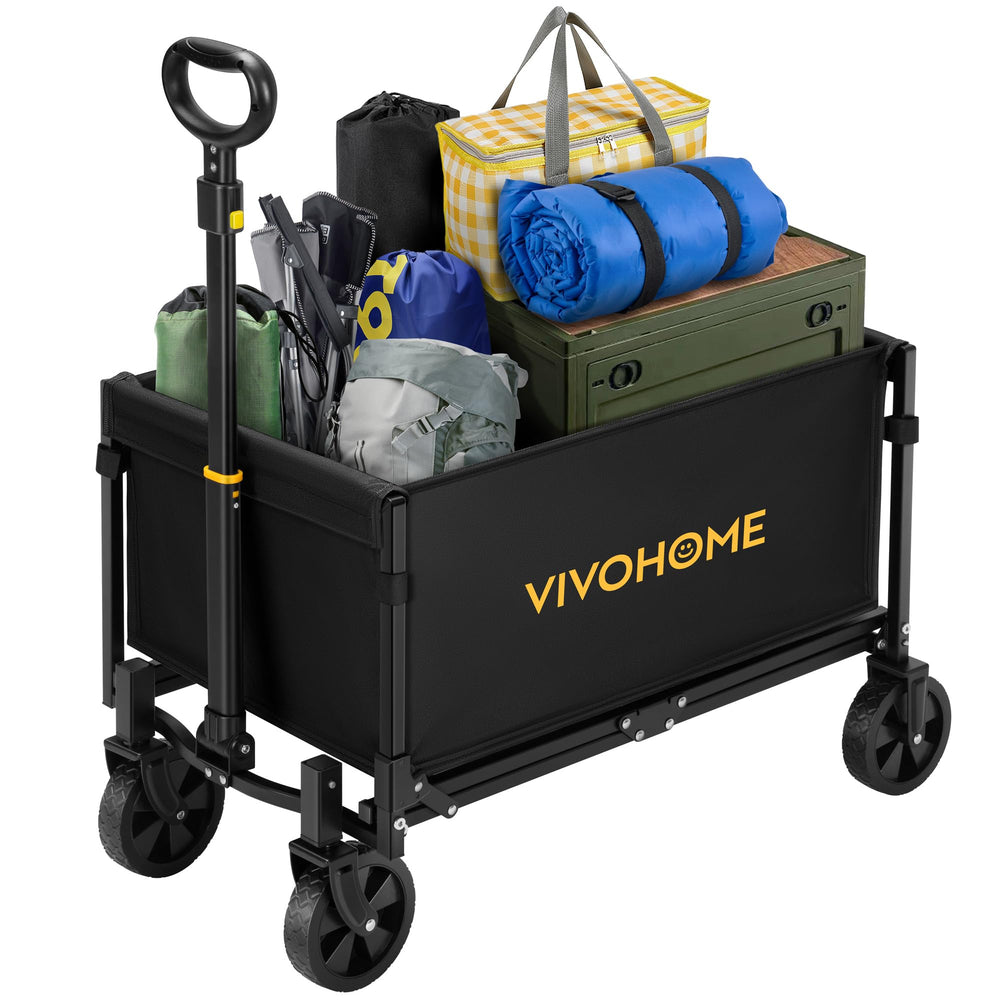 VIVOHOME carro frontal mostrando capacidad y estructura robusta