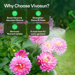 VIVOSUN Bloom Juice líquido concentrado textura visible y mezcla fácil