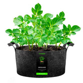 VIVOSUN bolsa 100 galones vista frontal, resistencia y capacidad