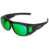 VIVOSUN gafas frontal mostrando montura envolvente y protección