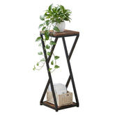 VonDream vista frontal del soporte de plantas mostrando diseño minimalista y estabilidad