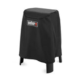 Weber funda Lumin vista frontal protegiendo la parrilla y soporte