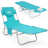 #WEJOY tumbona frontal cyan mostrando diseño y comodidad