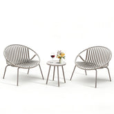 Werph conjunto frontal mostrando mesa y dos sillas, ideal para terrazas