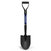 WIKER pala frontal azul mostrando diseño compacto y durabilidad