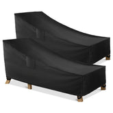 WLEAFJ frontal de la funda cubriendo chaise lounge, protección visible