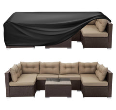 WLEAFJ funda frontal cubriendo mesa patio, protección completa