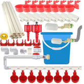 WODERIC kit frontal completo mostrando tazas y tuberías para instalación rápida