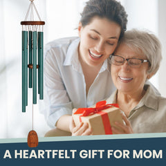 Woodstock Chimes atrapa-viento verde desmontable, permite personalizar sonido y aspecto
