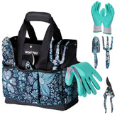 WORKPRO vista frontal del kit con bolsa floral, organización fácil