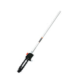 WORX sierra de pértiga 10" vista frontal mostrando montaje y facilidad de uso