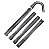 WORX kit canaletas vista frontal mostrando piezas principales y adaptador