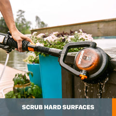 WORX squeegee con pulverizador para ventanas sin marcas