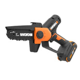 WORX WG326 vista frontal del producto mostrando diseño compacto y ligero
