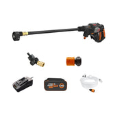 WORX WG633 frontal mostrando diseño ligero y control ergonómico