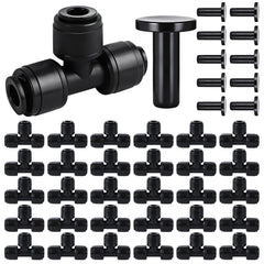 WXNTLDOH conector en T frontal mostrando forma y encaje seguro