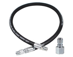 YAMATIC manguera whip 4 ft frontal mostrando longitud y conectores, durabilidad visible