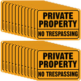 Yaocom placa frontal visible y llamativa para advertir y proteger