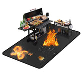 Youlvy vista frontal de la alfombra 96×72 protegiendo suelo