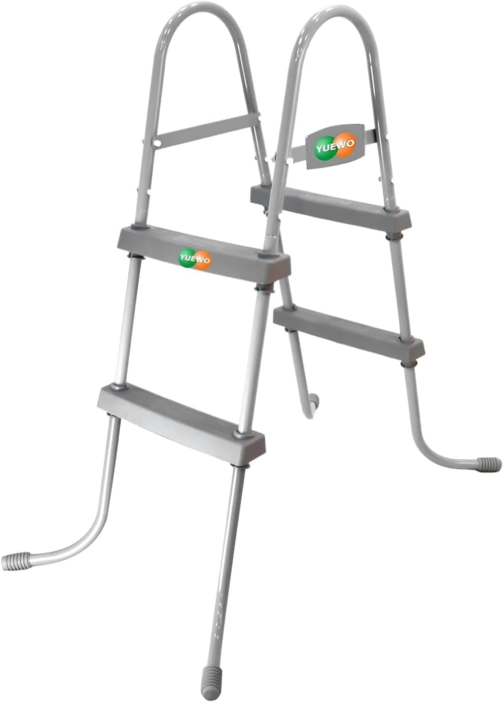 YUEWO escalera frontal mostrando diseño y acceso seguro