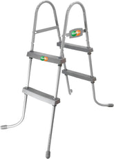 YUEWO escalera frontal mostrando diseño y acceso seguro