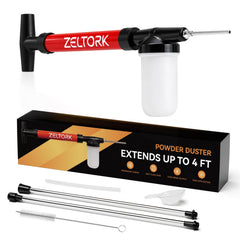 ZELTORK frontal del pulverizador mostrando diseño compacto y fácil agarre