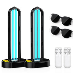 ZETAWALE lámpara UV frontal mostrando diseño compacto y beneficio limpieza
