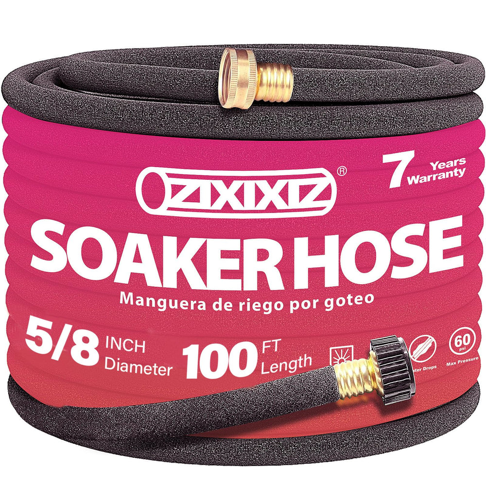 Zixixiz vista frontal del rollo mostrando longitud y empaque, beneficio: riego confiable