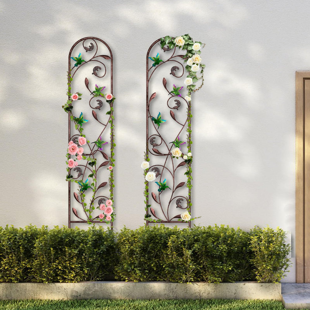 aboxoo en terraza decorada como divisor y elemento ornamental del jardín