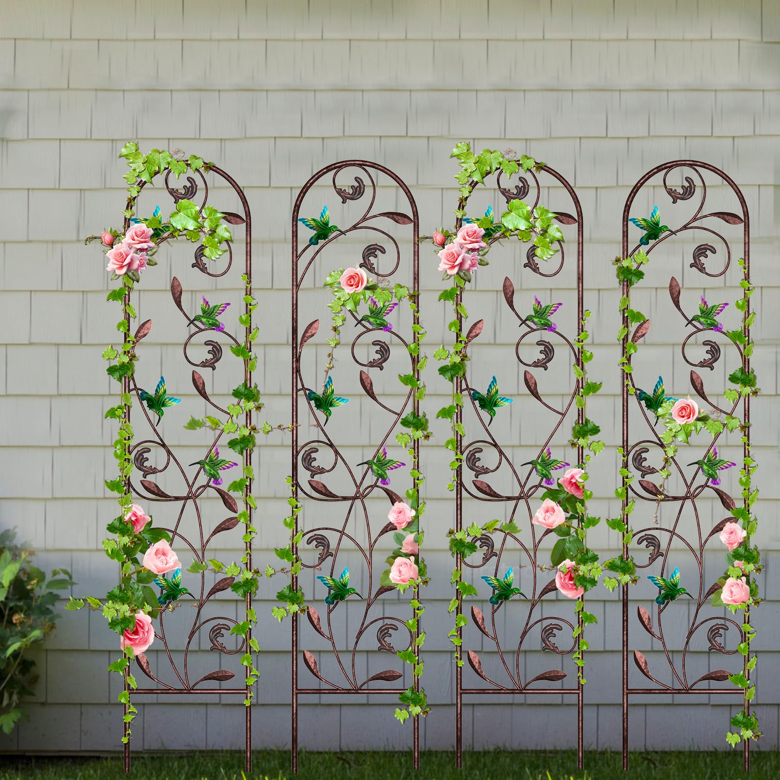 aboxoo colocado en jardín como separador y elemento ornamental