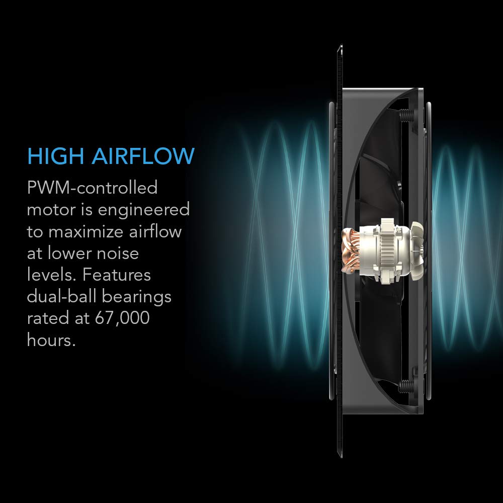 AC Infinity AIRTITAN T7 instalado en sótano expulsando aire, mejora condiciones interiores