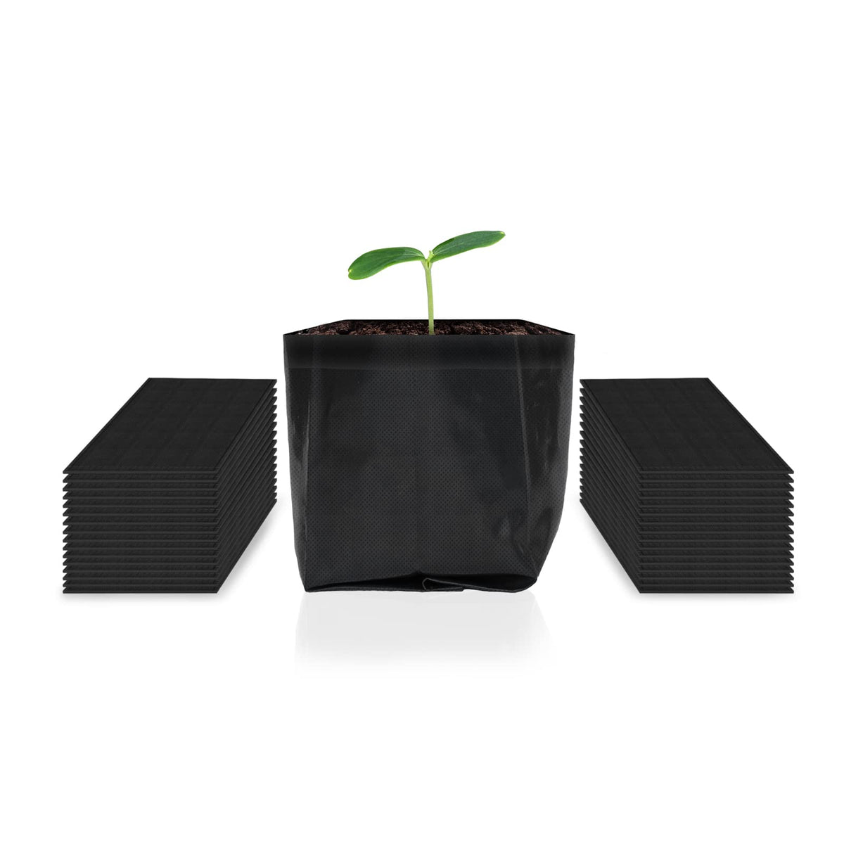 AC Infinity bolsa frente paquete mostrando 50 unidades y protección del suelo