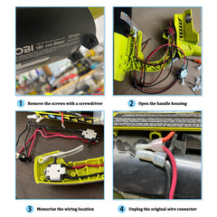 AHKWK muelle del interruptor en detalle que asegura respuesta precisa del gatillo