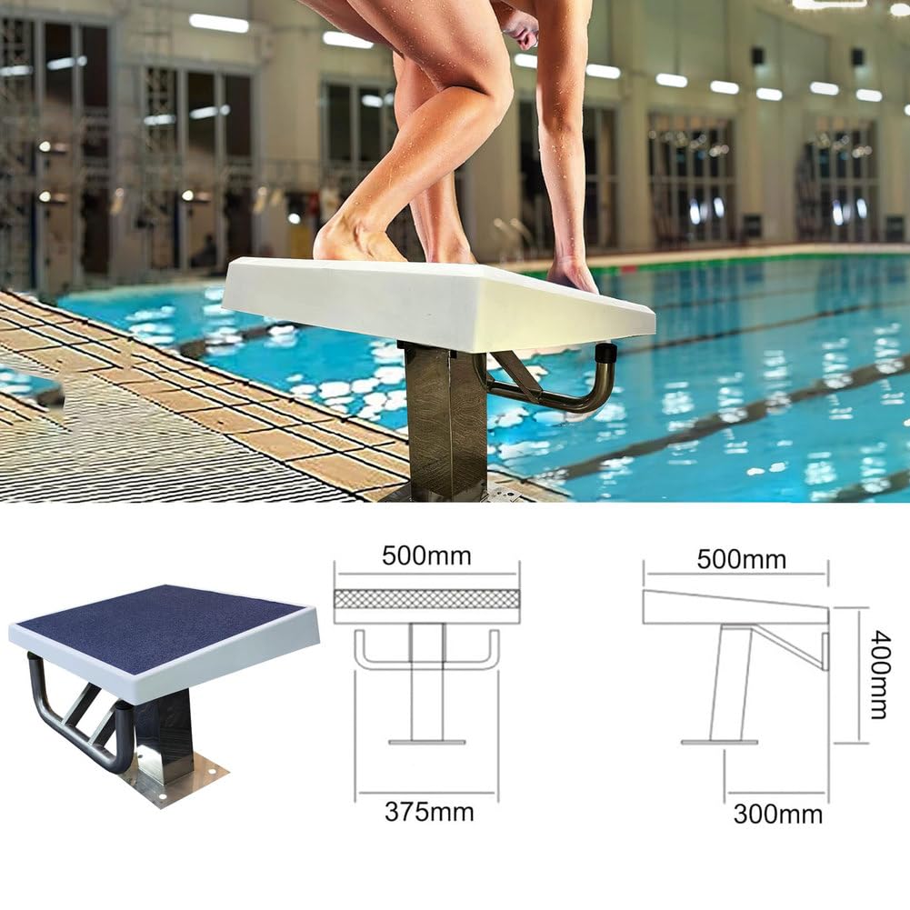 AIBOTY plataforma instalada en el borde de la piscina para fijación segura