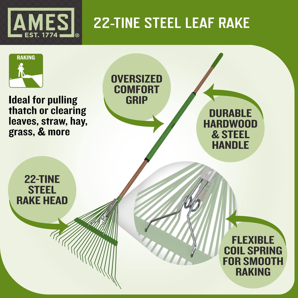 AMES primer plano de las púas de acero, captura hojas eficaz