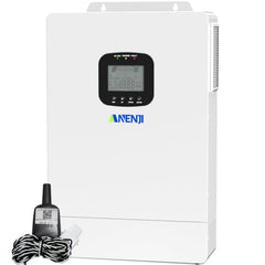Aninerel inversor frontal con pantalla LCD mostrando estado, control fácil