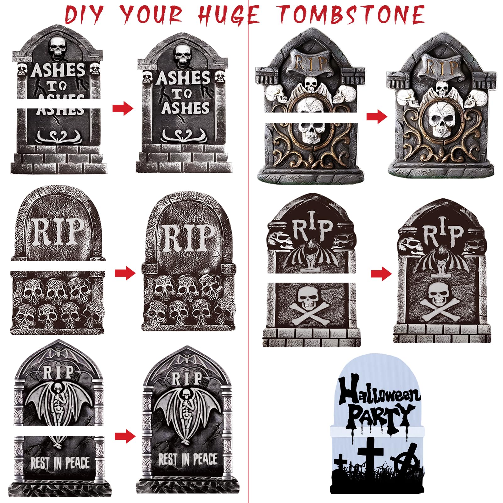 ANYGIFT detalle de mitad ensamblada para proyectos DIY personalizables